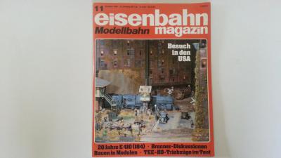 hel EisenbahnModellbahn Magazin Zeitschrift 11  1986